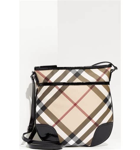 burberry red nova check crossbody bag